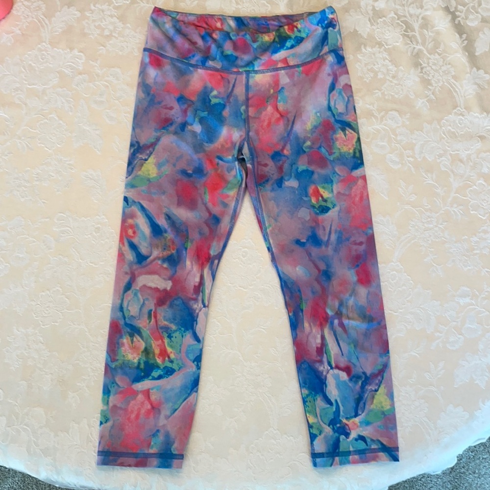 Aeropostale Live Love Dream Colorful Capri Size S